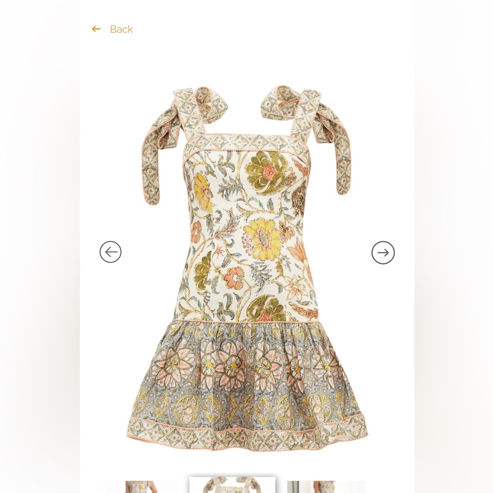Zimmerman Edie tie mini dress